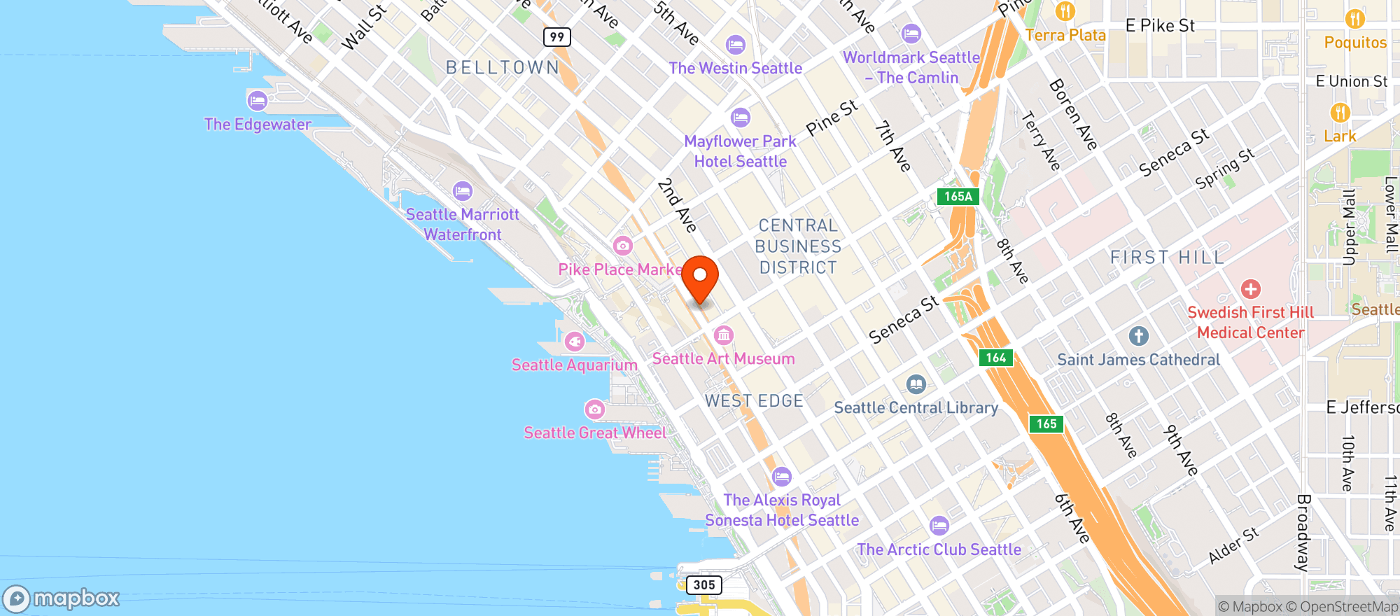 Map showing Blarney Stone