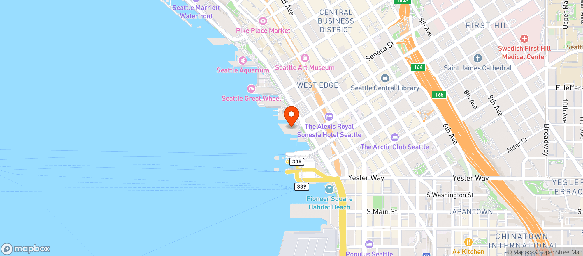 Map showing Ivars Acres Of Clams