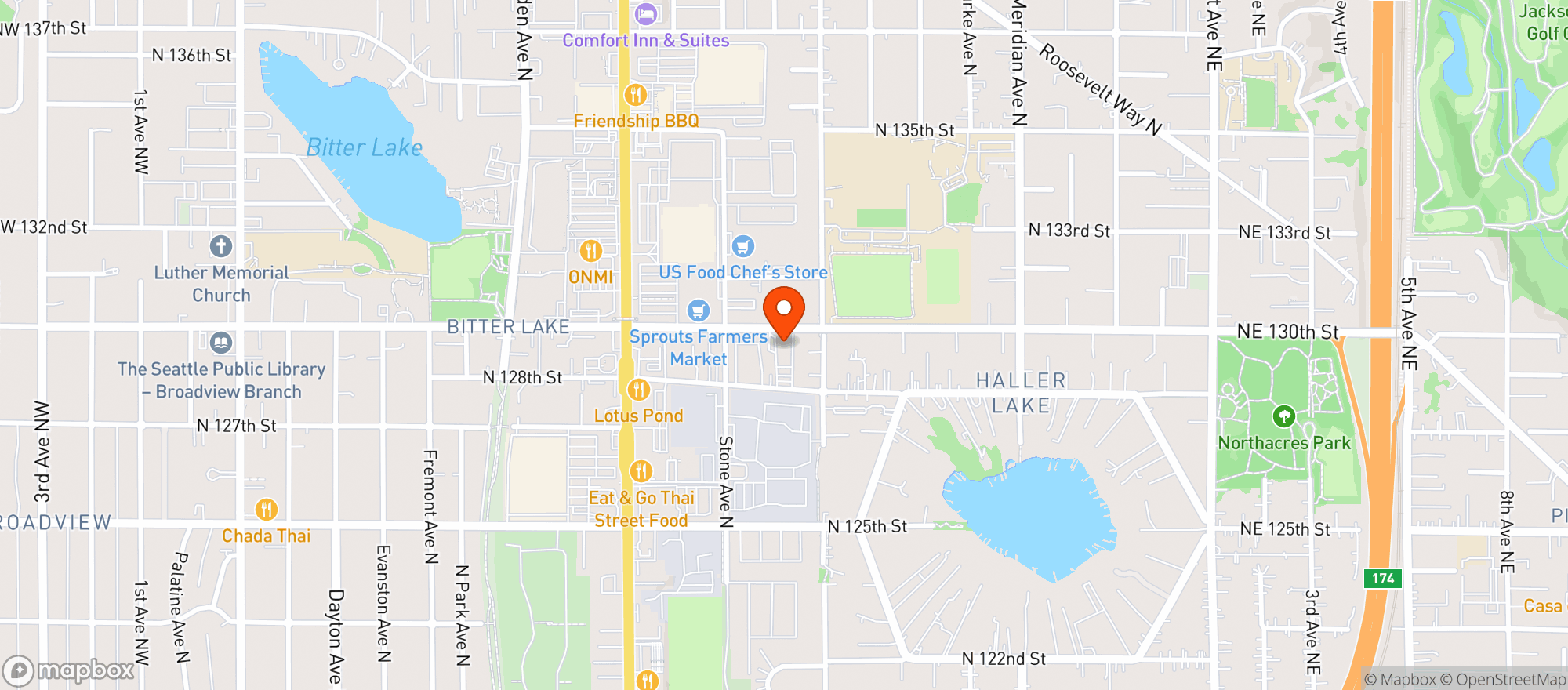 Map showing Granite Curling Club