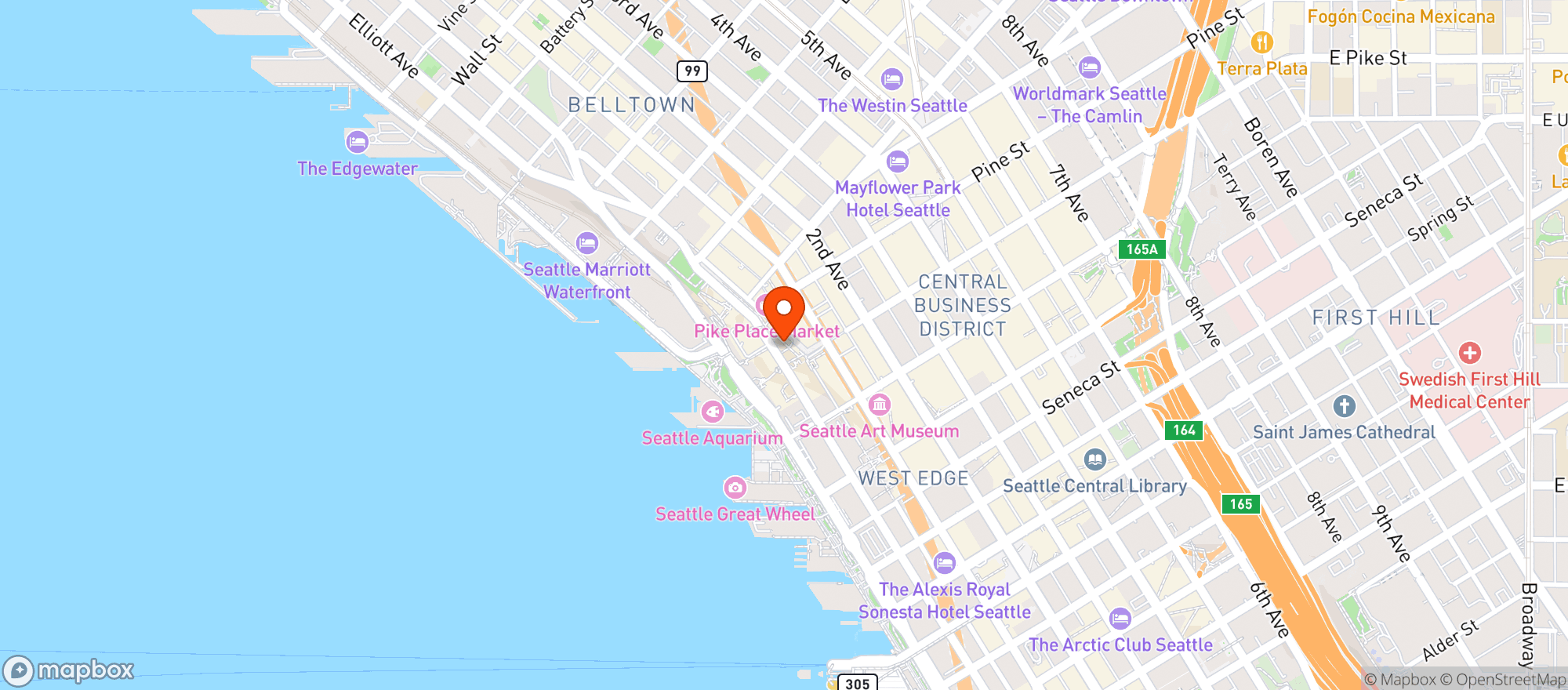 Map showing Lonely Siren