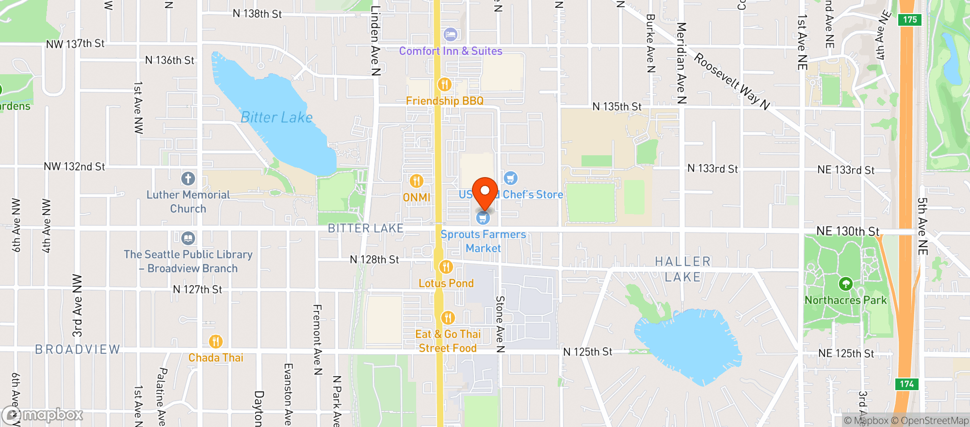 Map showing Sprouts #457