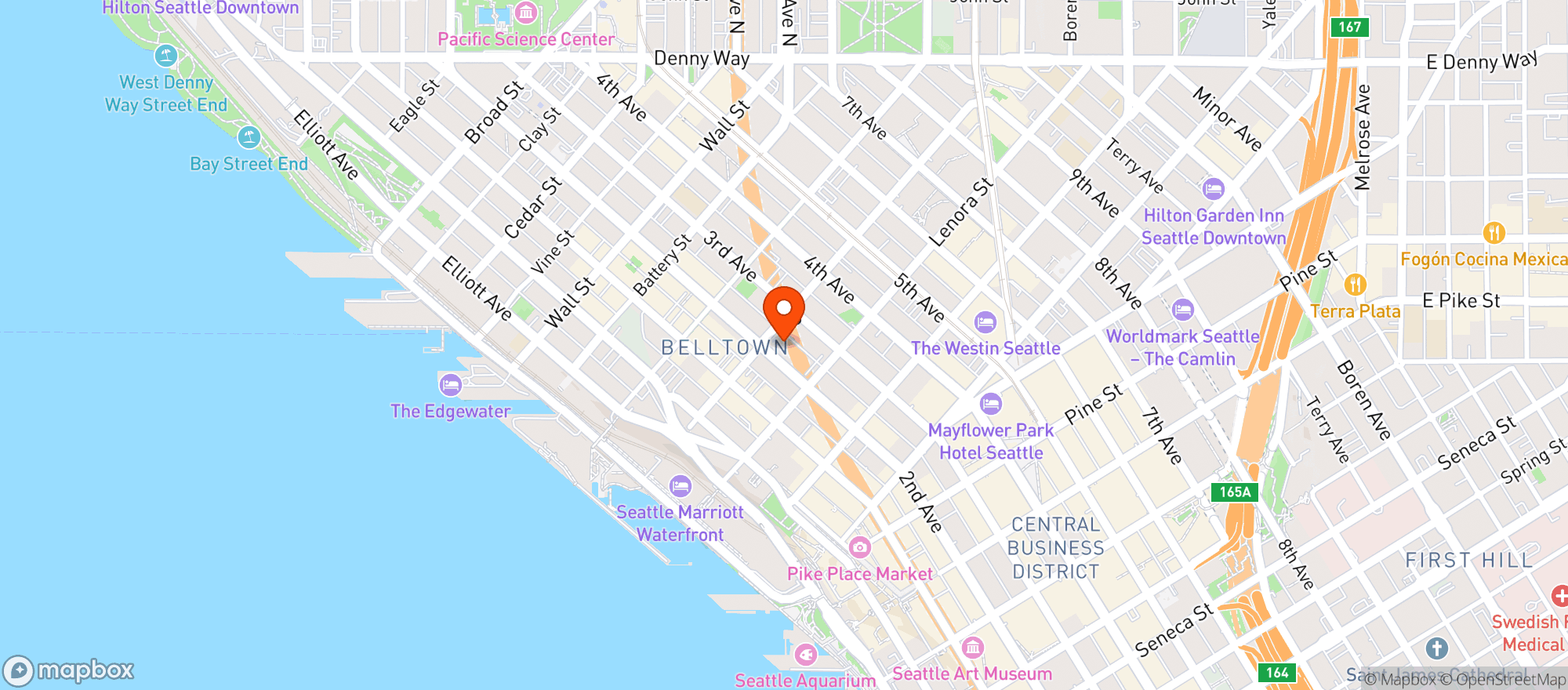 Map showing Jupiter Bar
