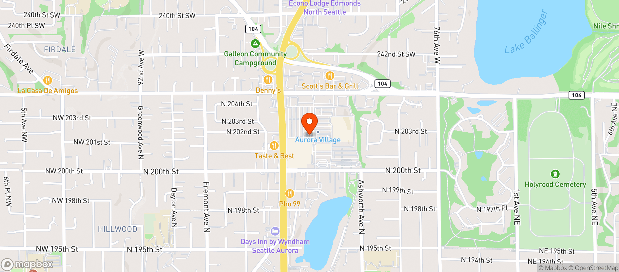 Map showing Costco 106