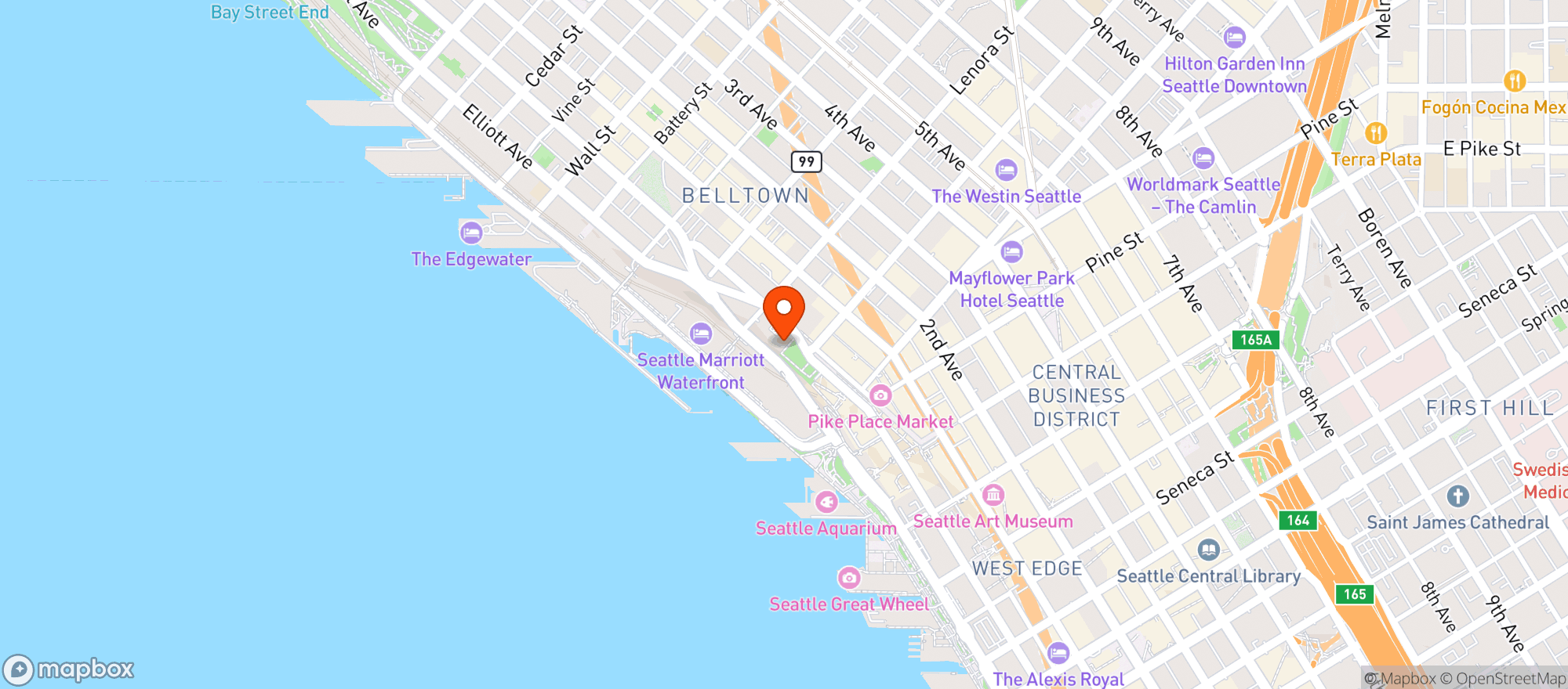 Map showing Sugo Hand Roll Bar