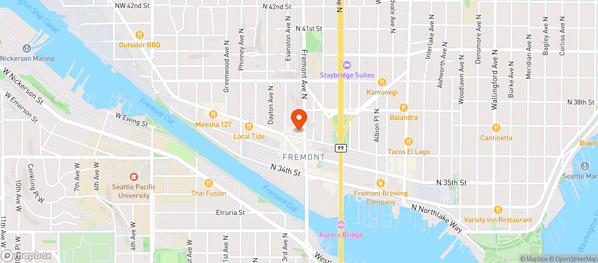 Map showing Shawn Odonnells
