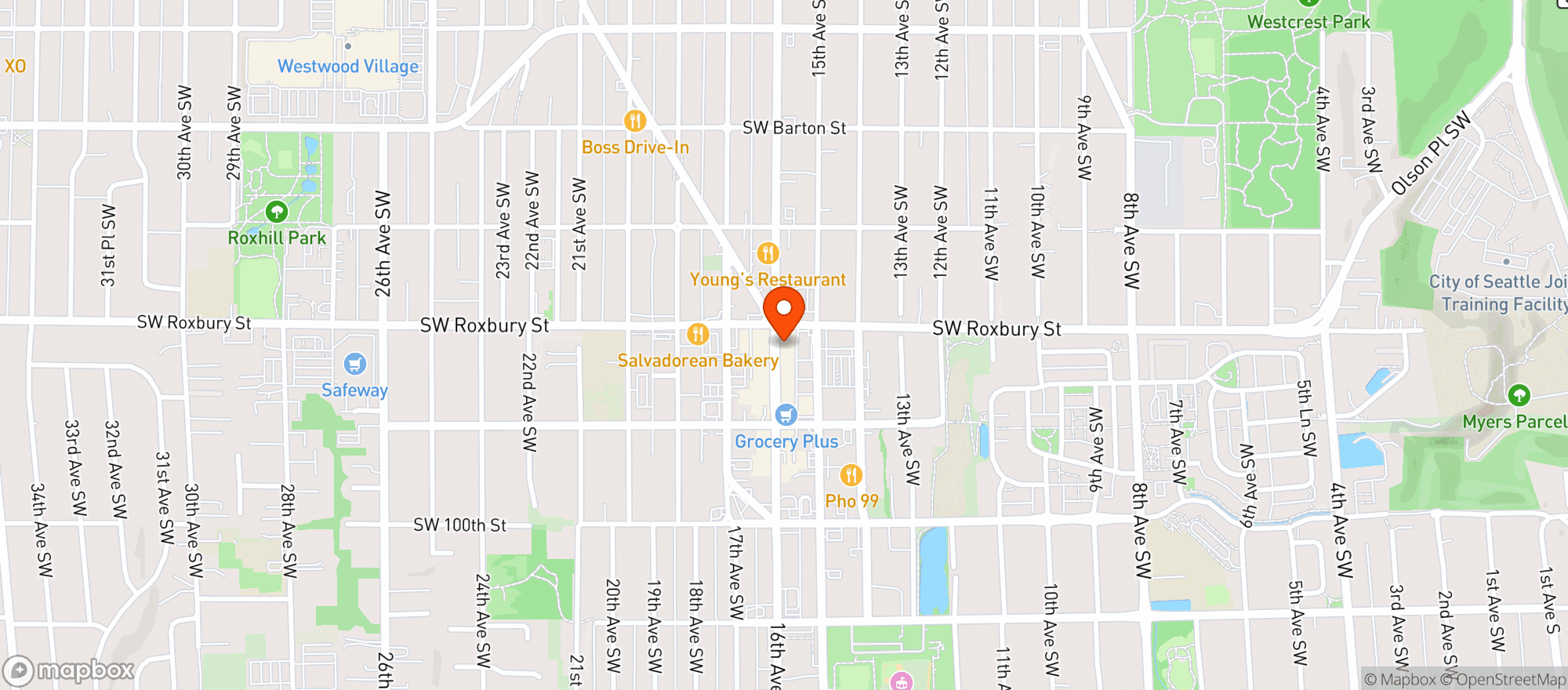 Map showing Boombox Bar
