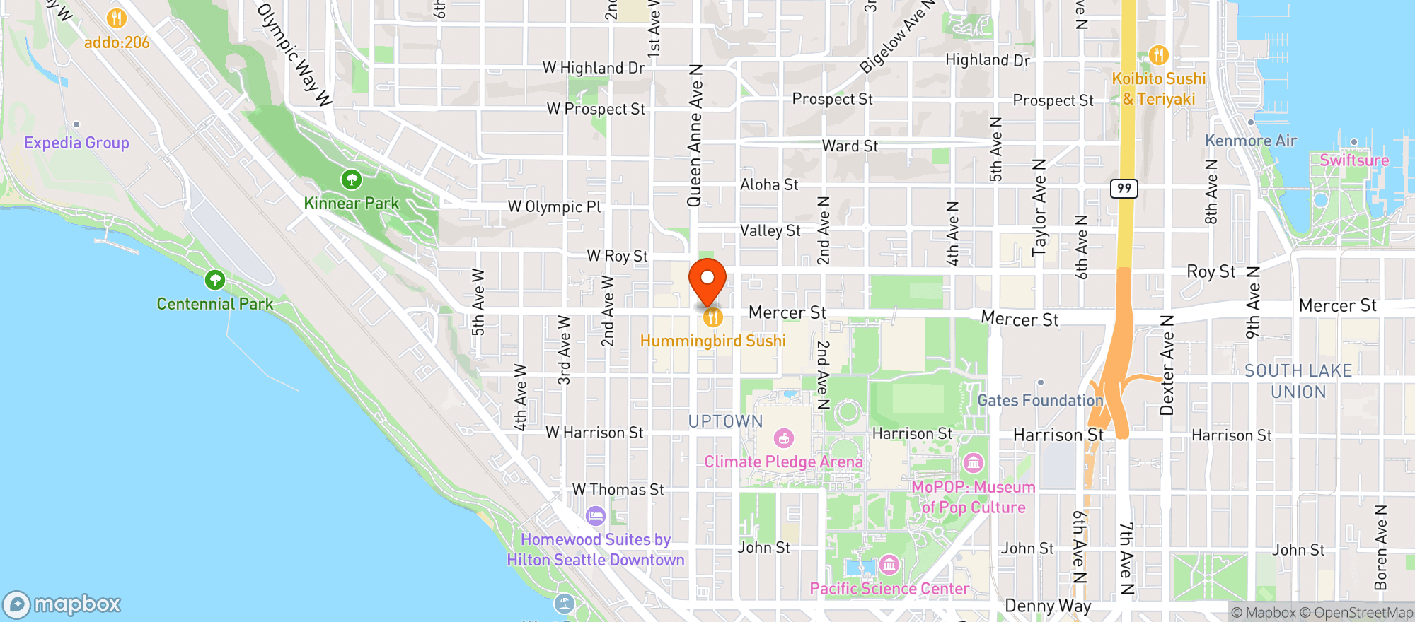 Map showing Sal Y Limon Bar & Restaurant