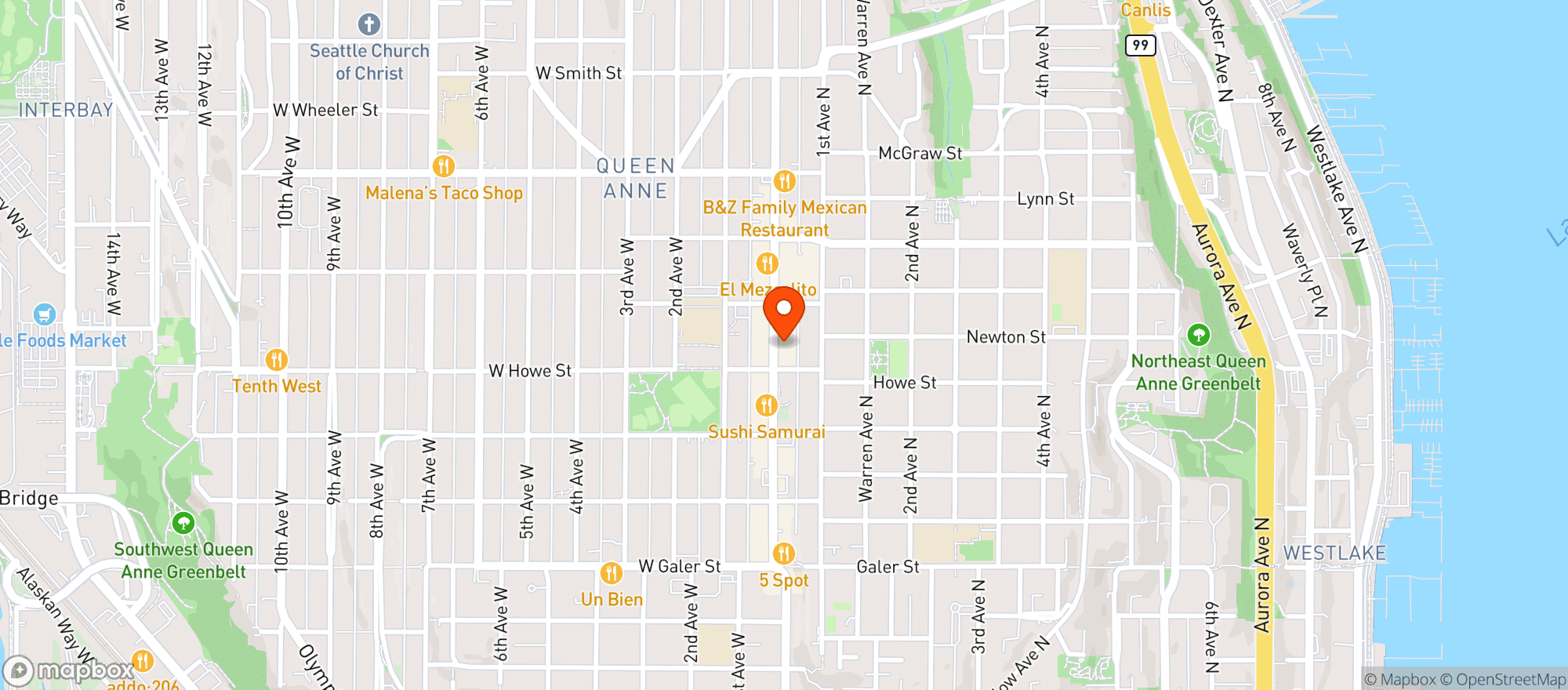 Map showing Trader Joes #135