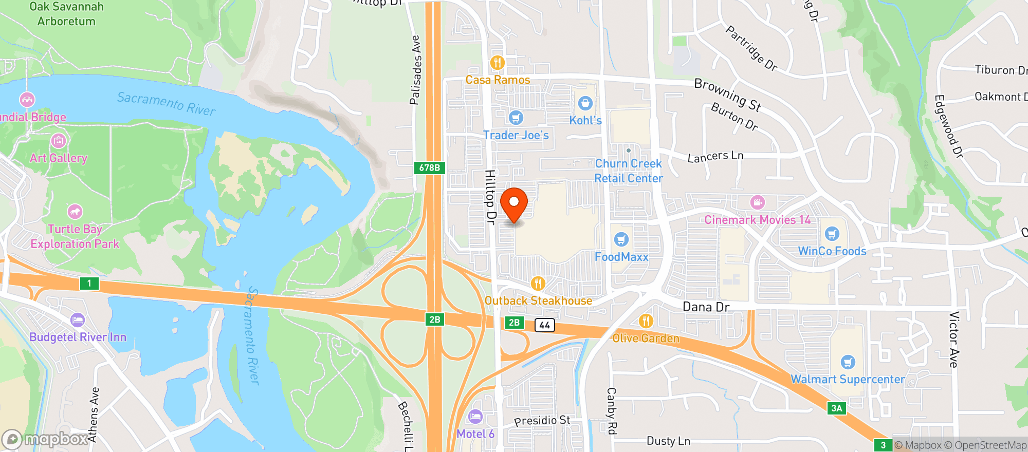 Map showing Sprouts Farmers Market
