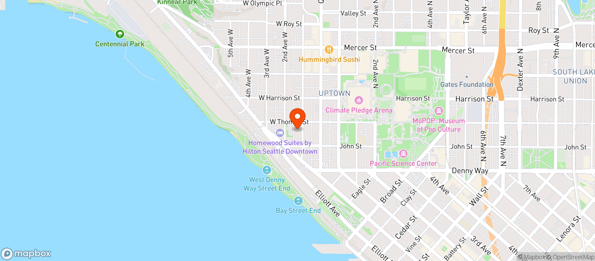 Map showing Bake Shop