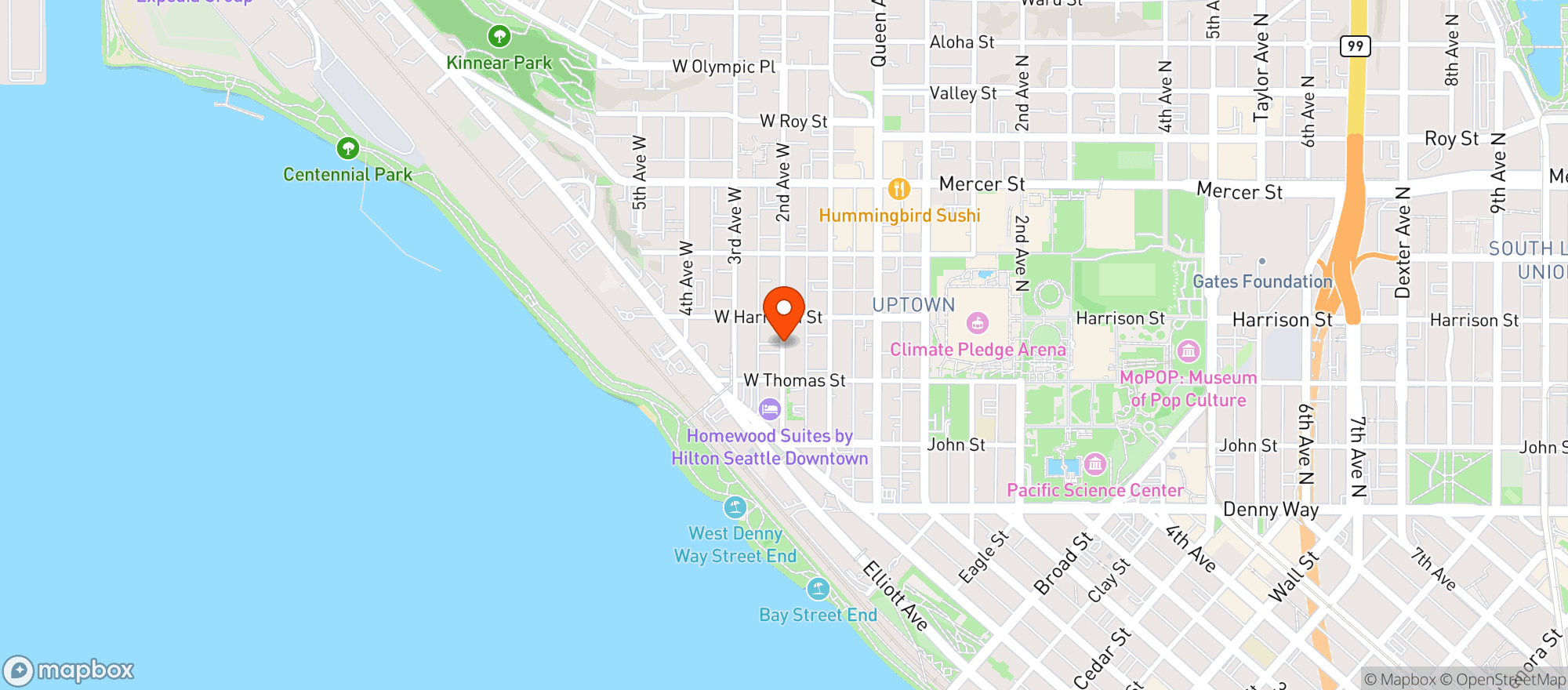 Map showing Stella Deli & Market