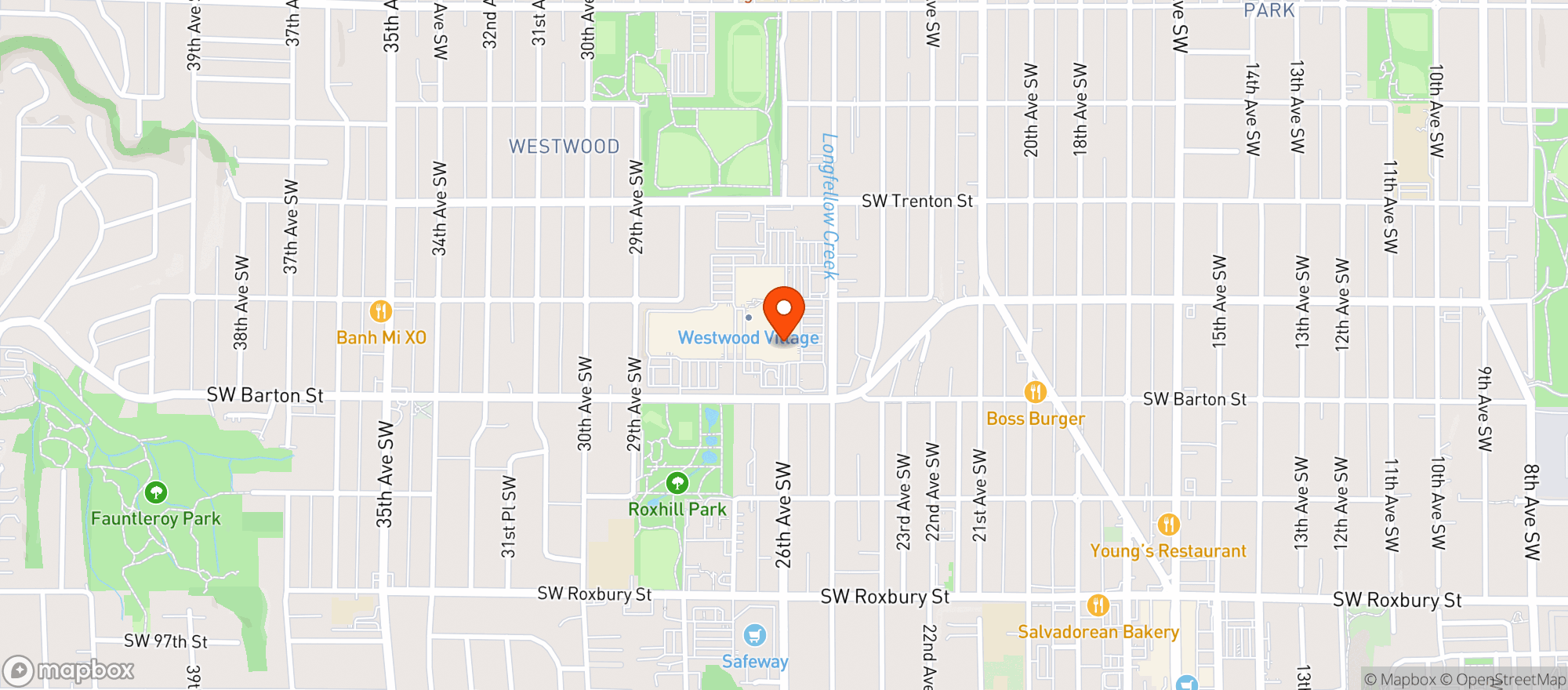 Map showing Quality Food Center #825