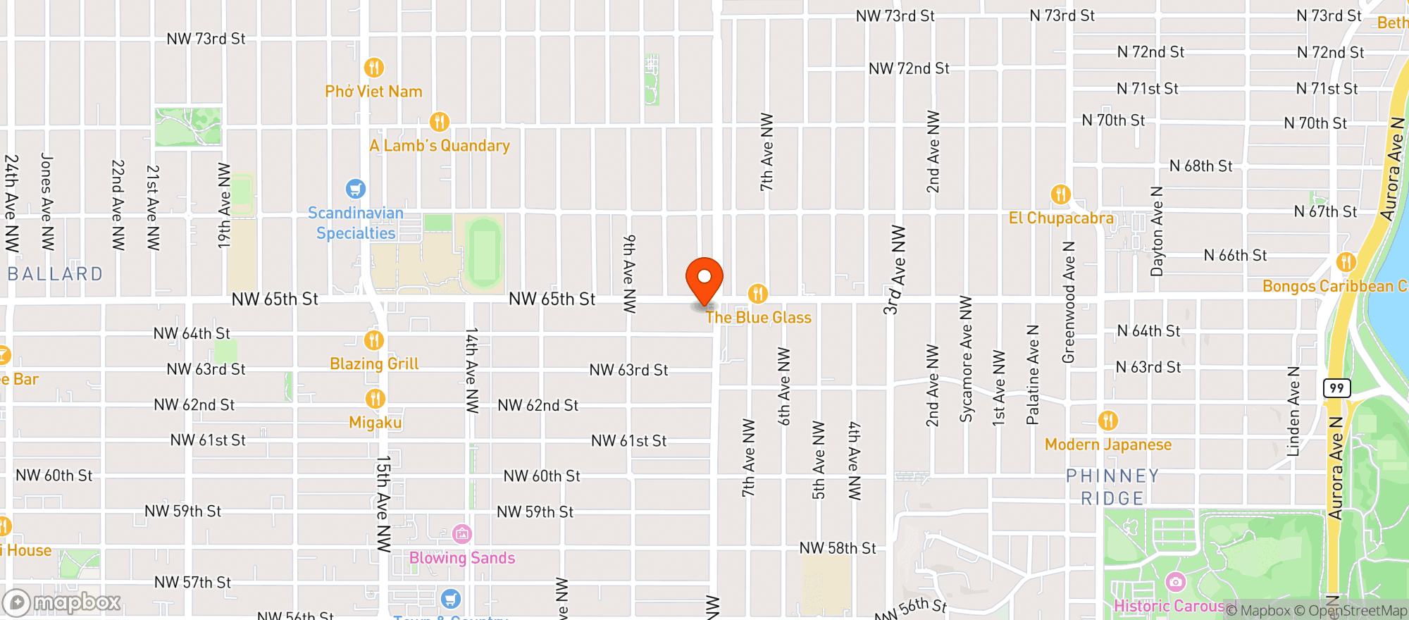 Map showing Choice Deli & Grocery