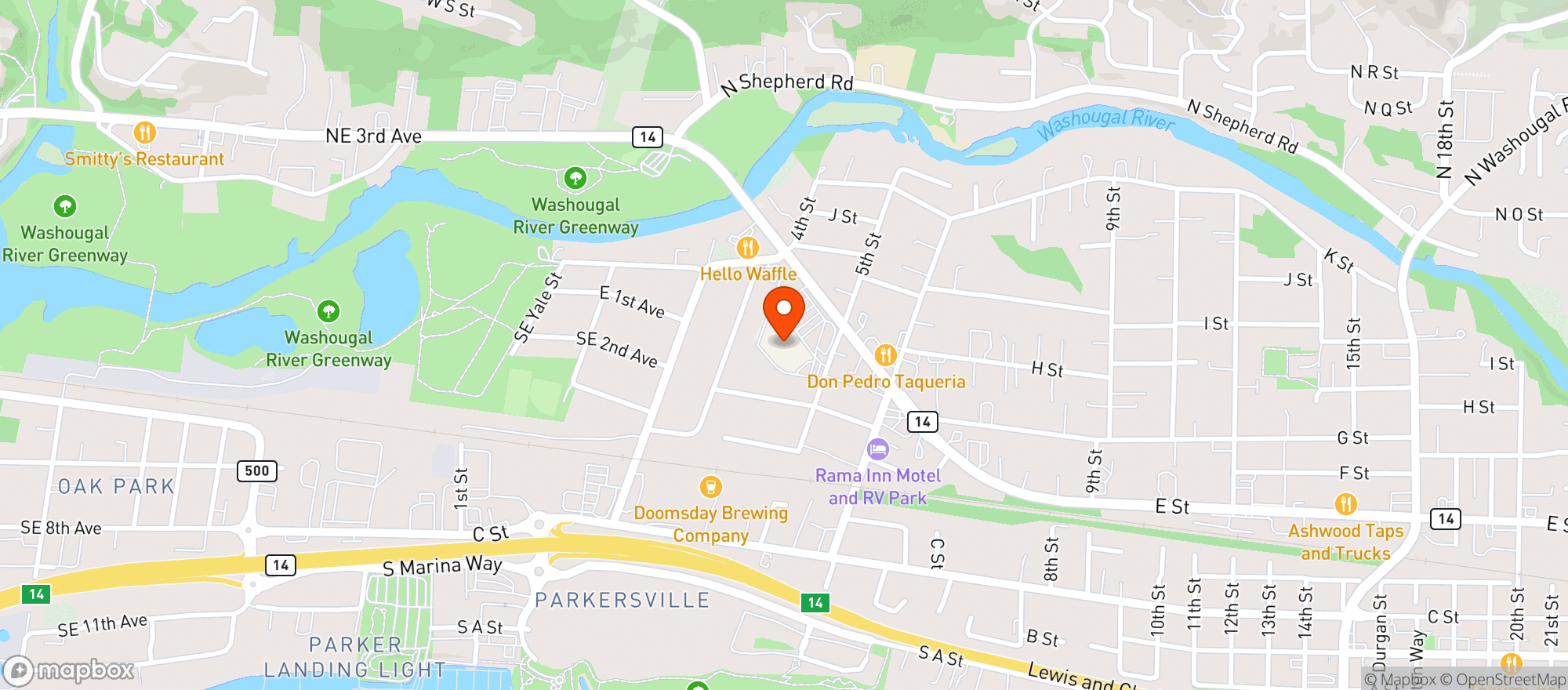 Map showing Grocery Outlet