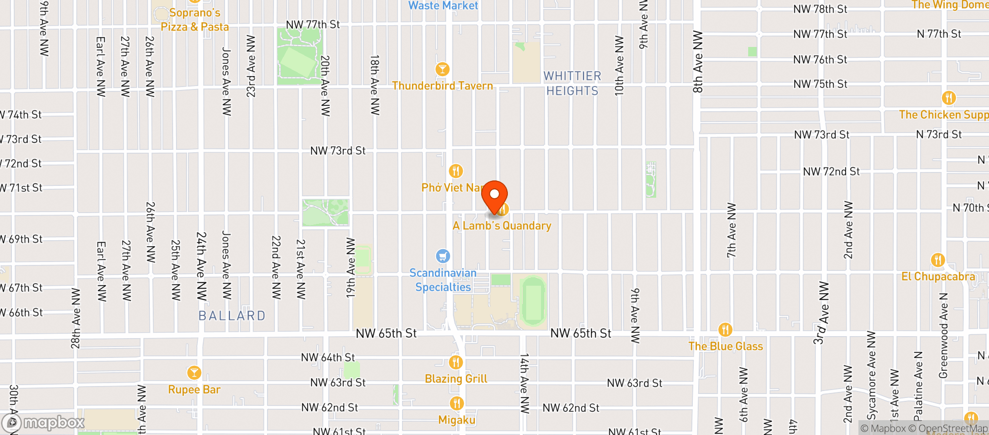 Map showing Delancey
