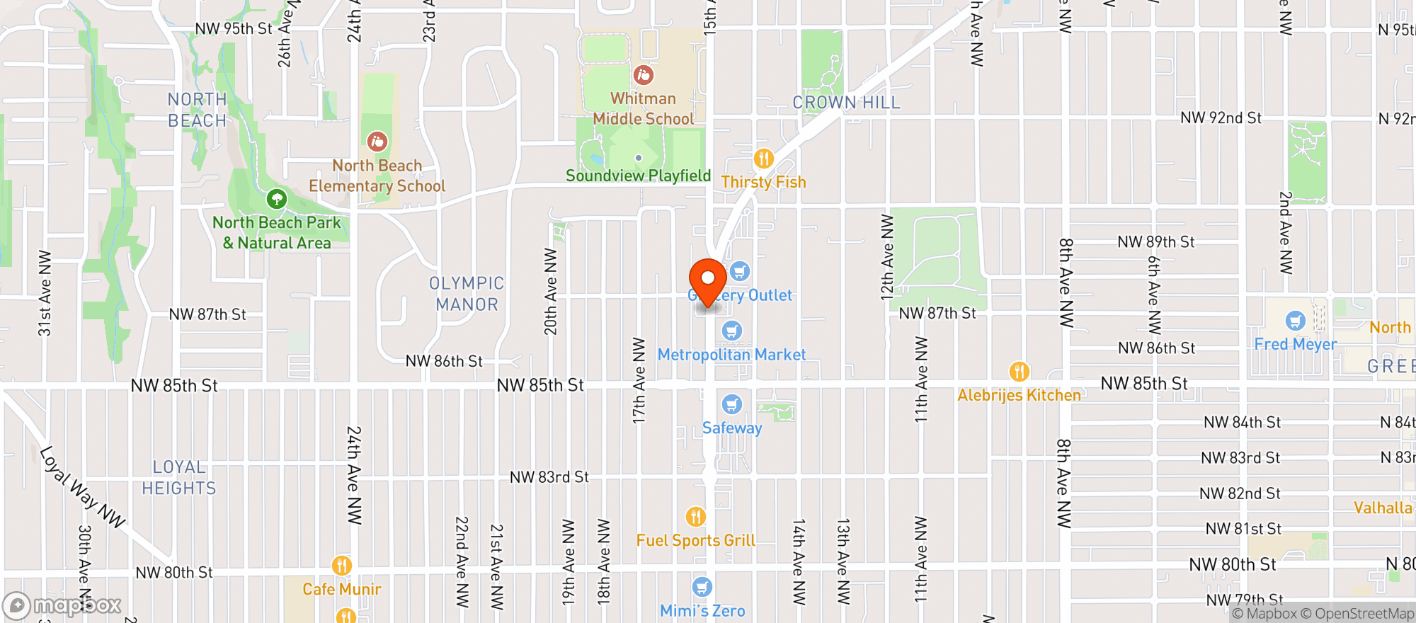 Map showing Goofys