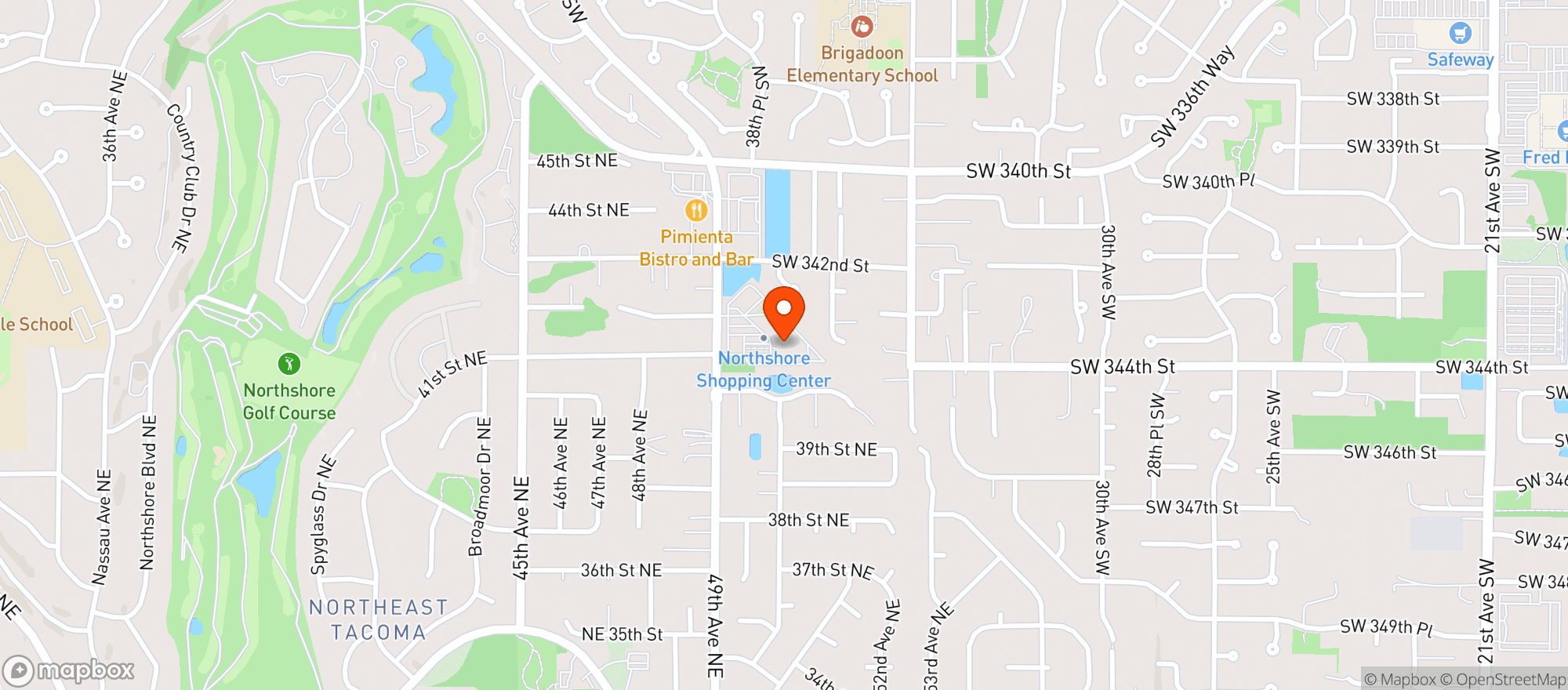 Map showing Quality Food Center #831