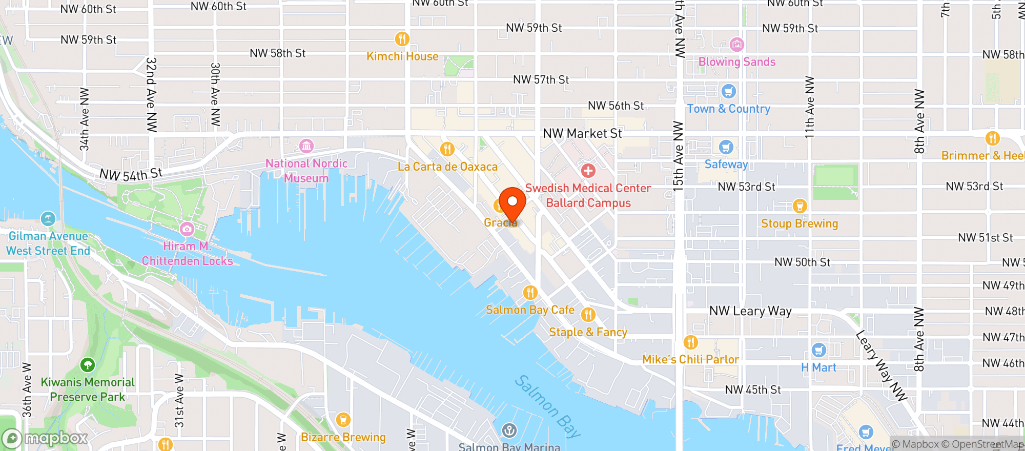 Map showing Hatties Hat Rest