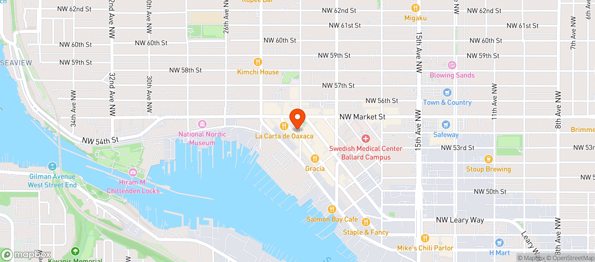 Map showing Matador