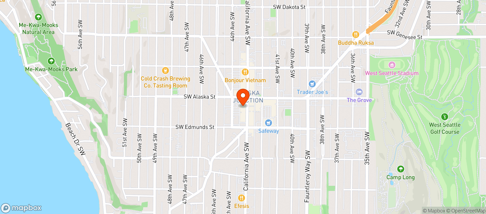 Map showing Indofusion Kitchen & Bar