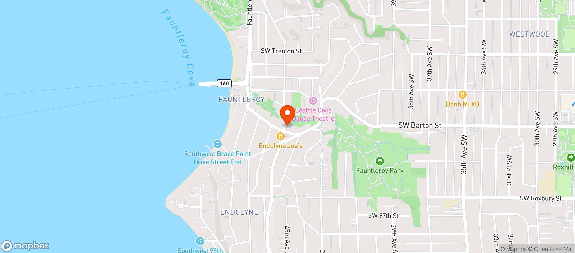 Map showing Wildwood Market
