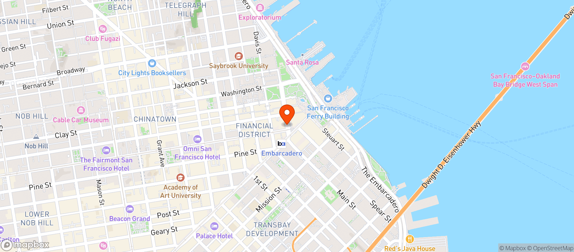 Map showing Drumm Liquors
