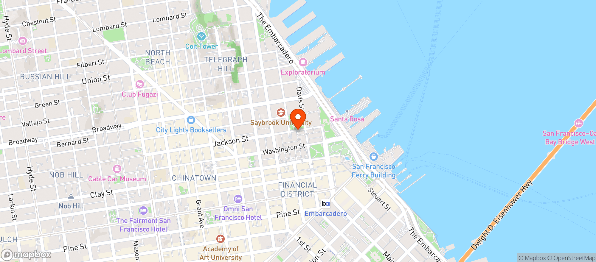 Map showing Safeway - San Francisco