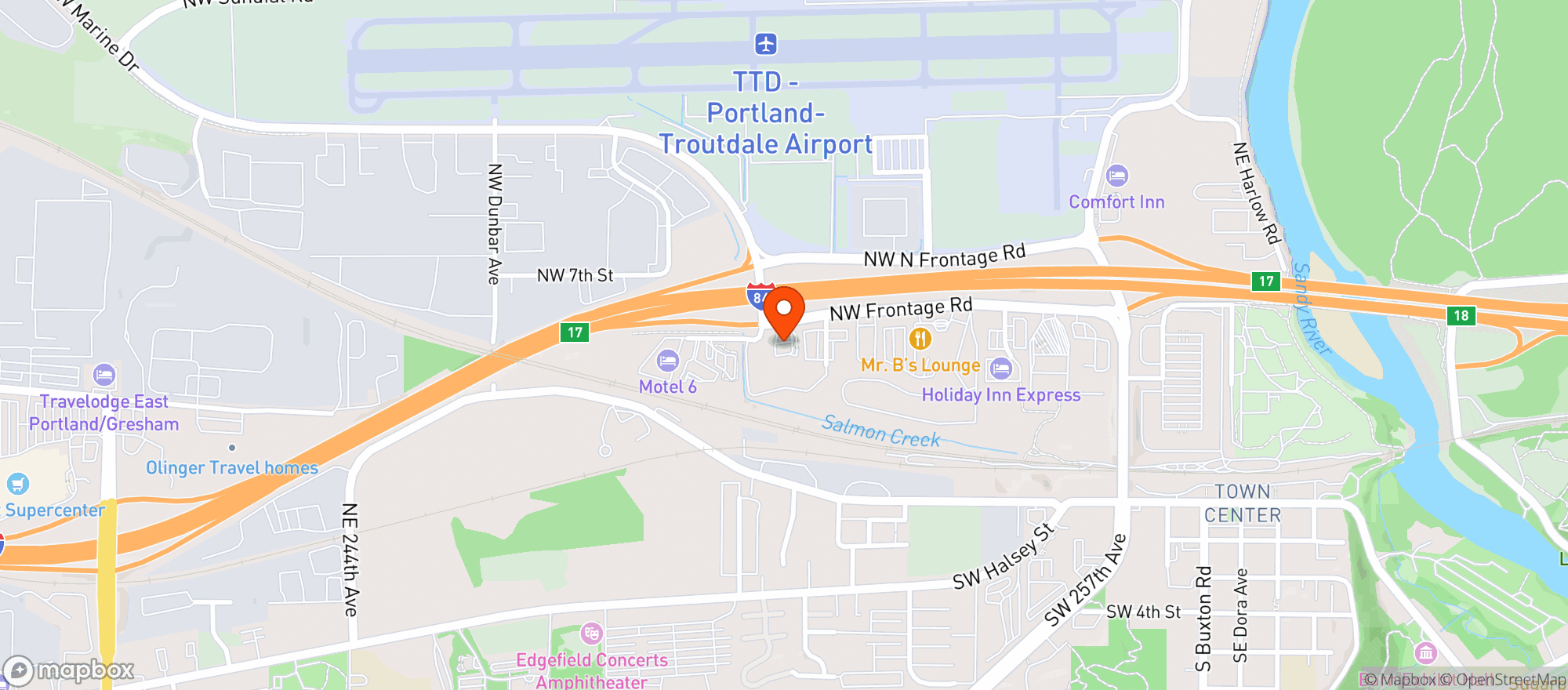 Map showing Chevron