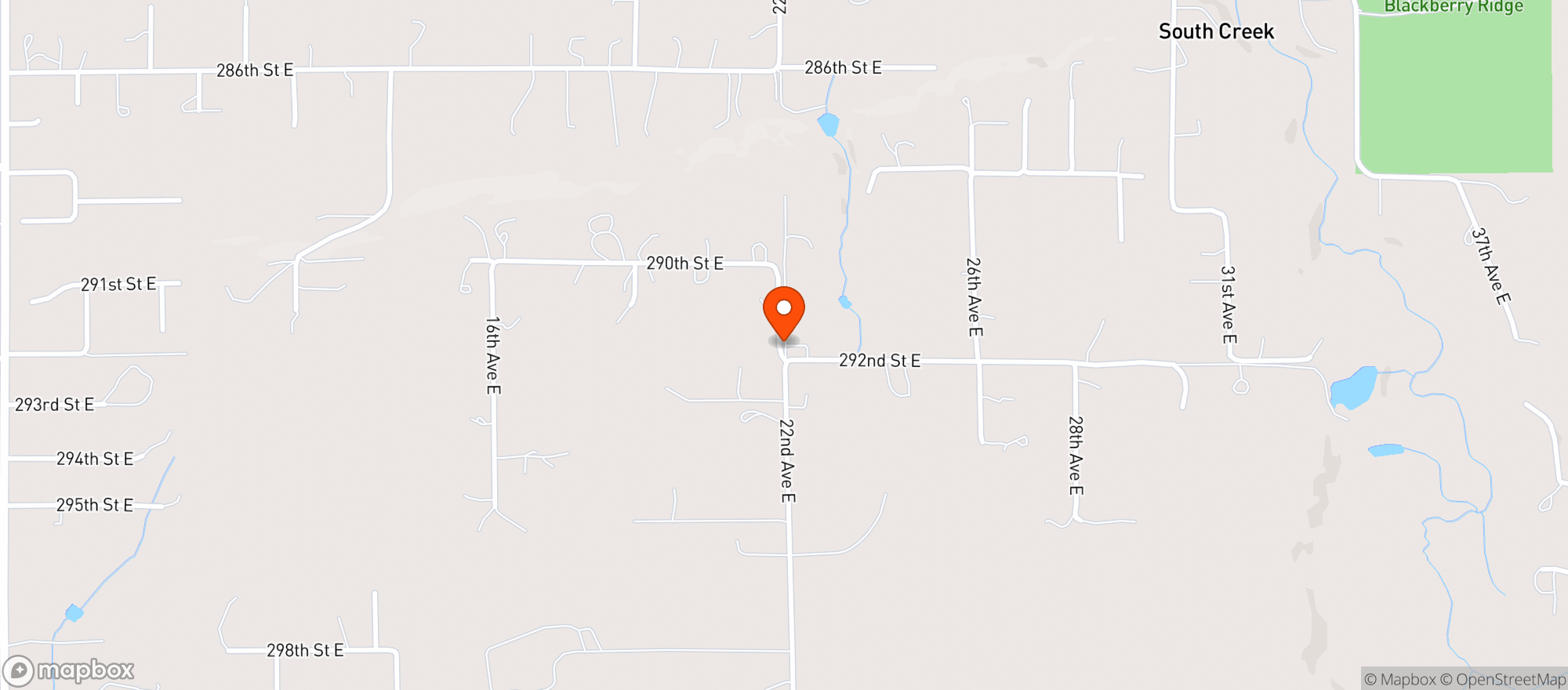 Map showing The Trailhead Bar and Grill