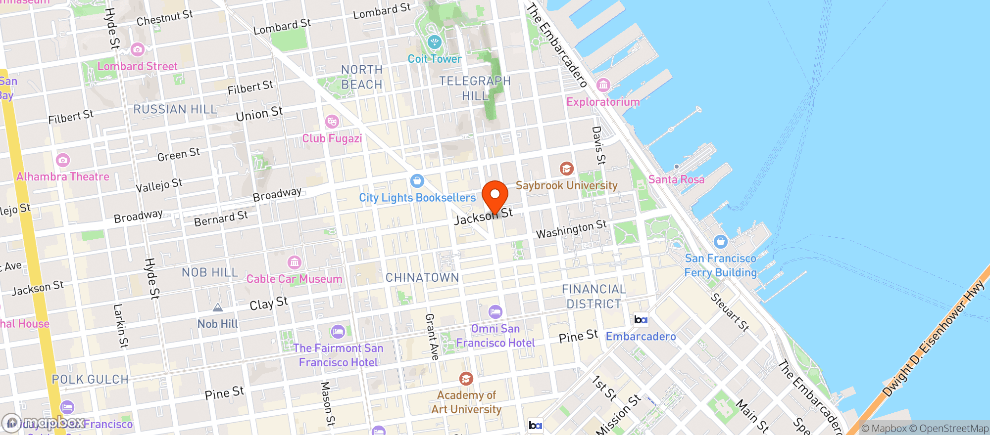 Map showing Postscript