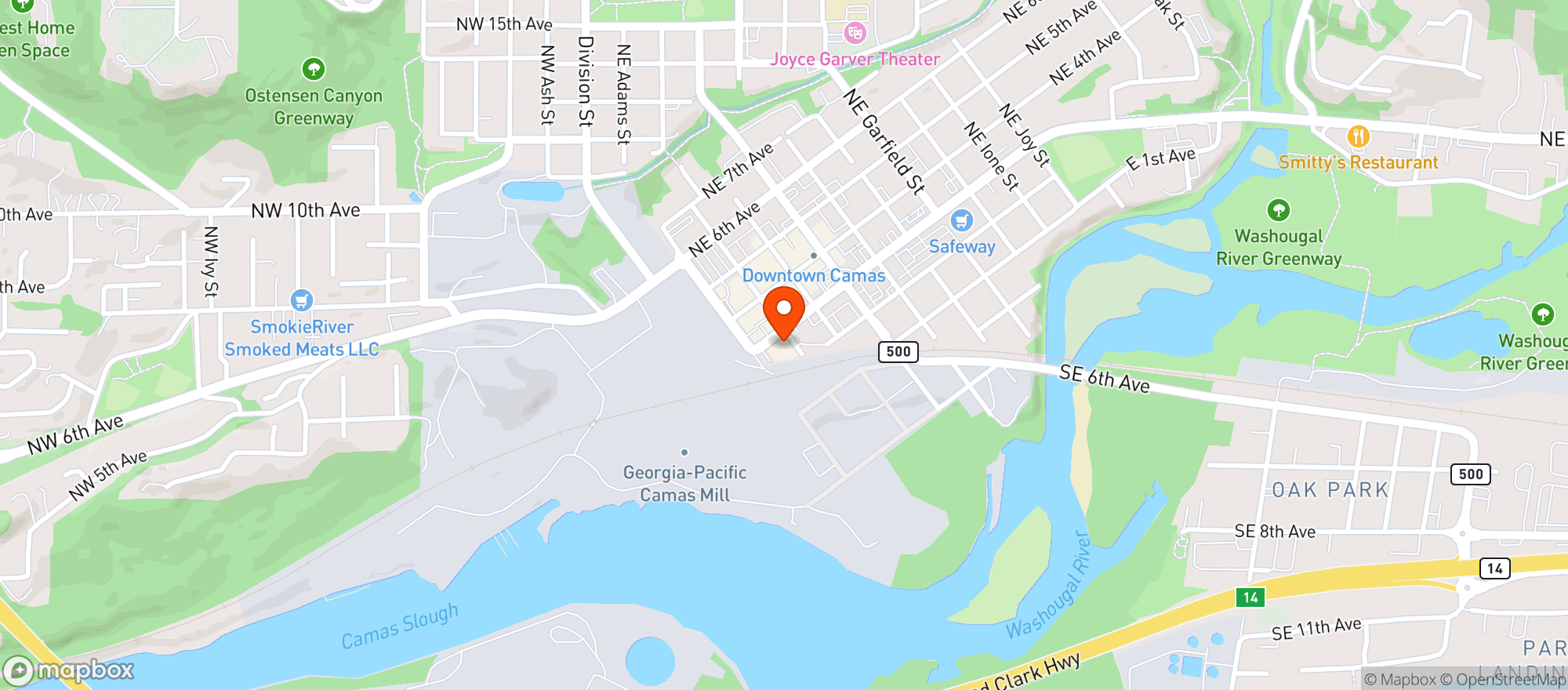 Map showing Drop The Mic Karaoke