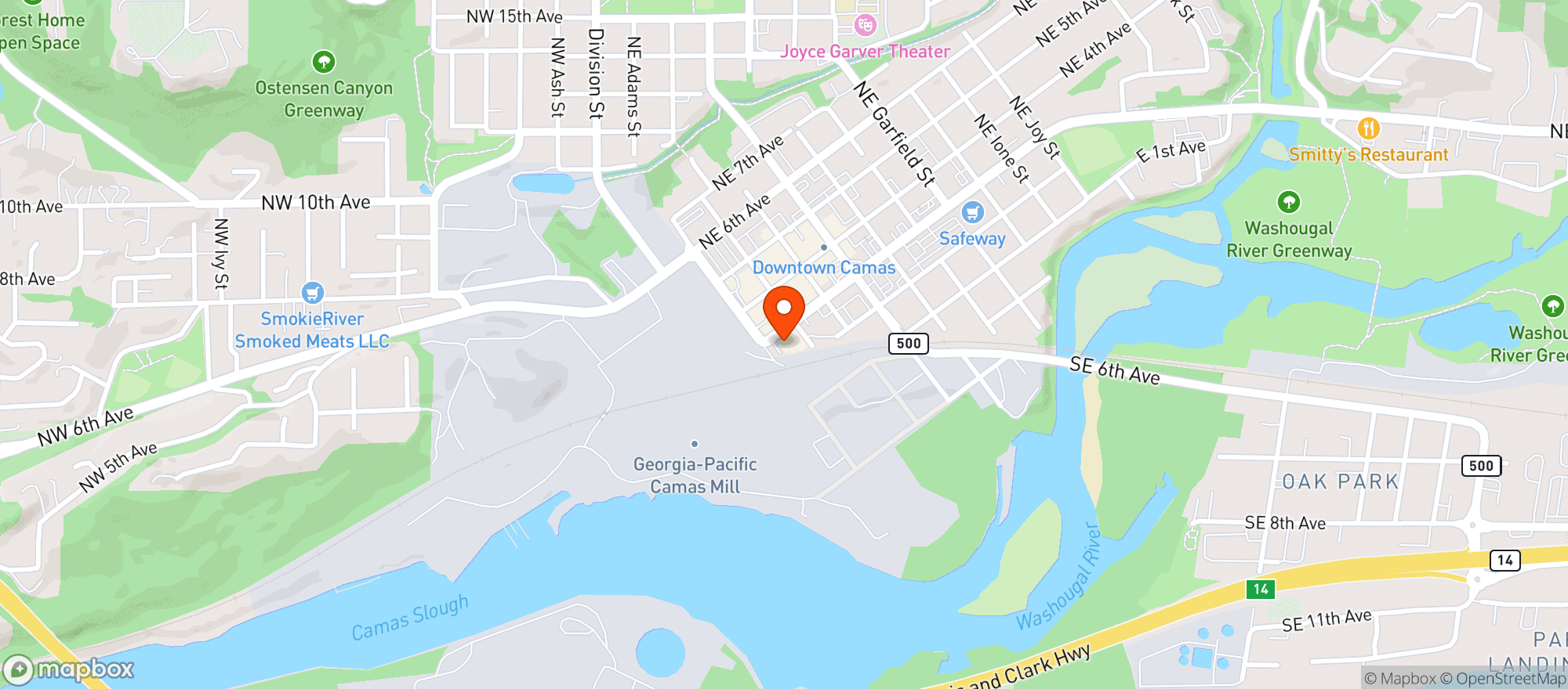 Map showing A Beer At A Time Tap Room