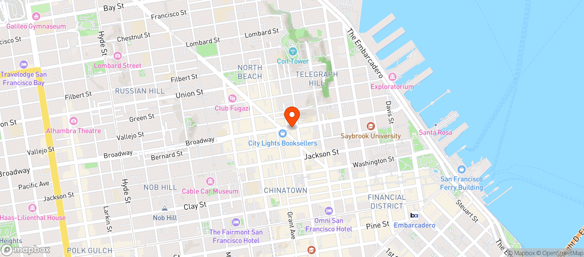 Map showing Le Petit Paris 75