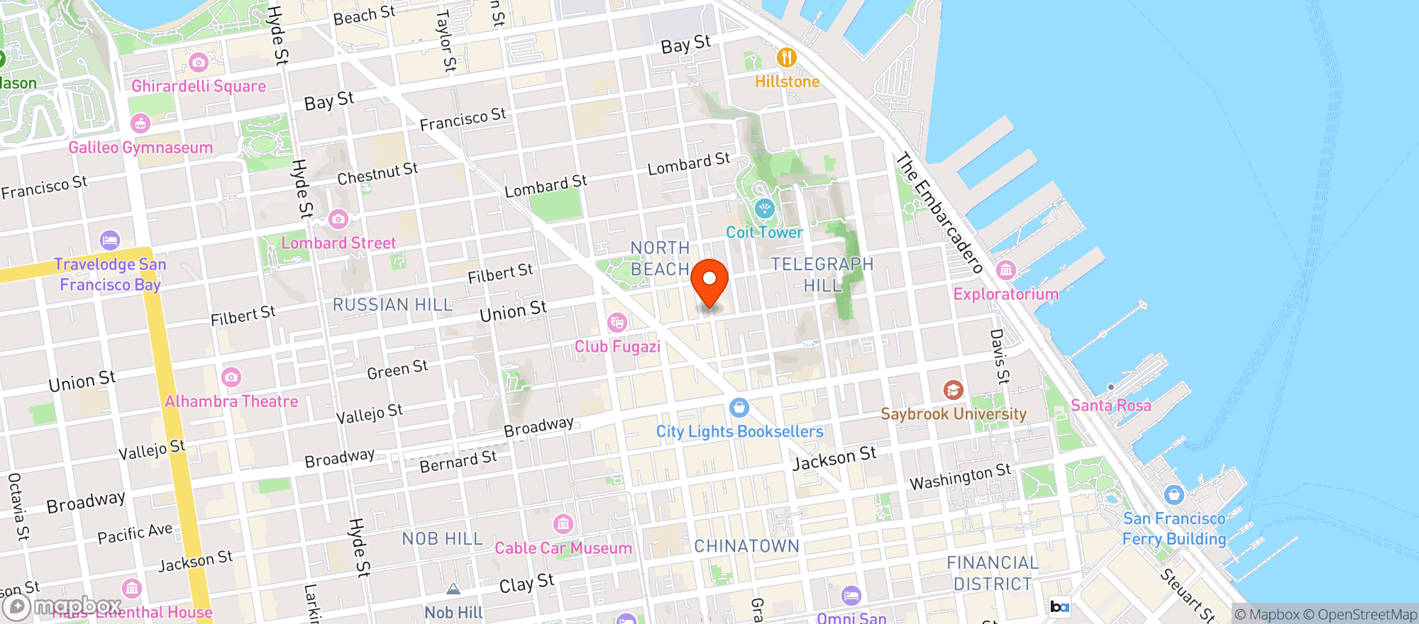 Map showing Grant & Green Market