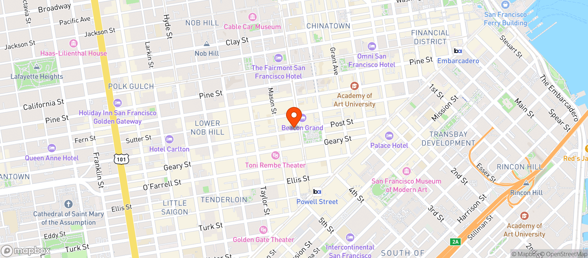 Map showing Mortons The Steakhouse #1165