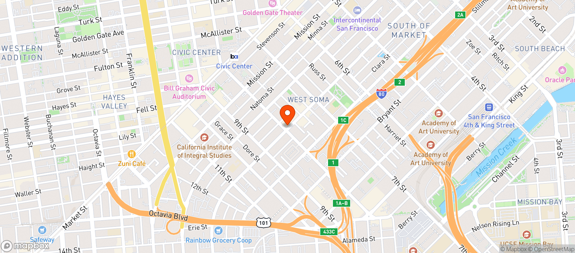 Map showing F8