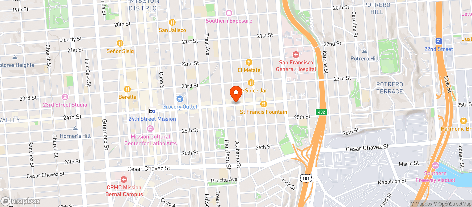 Map showing Ggp Market