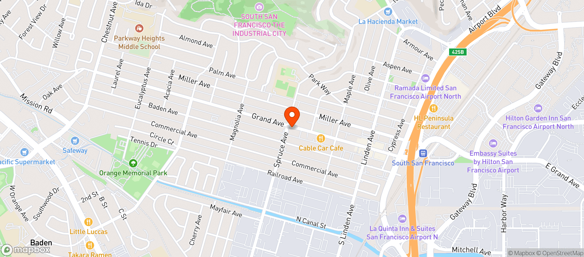 Map showing Als Liquor