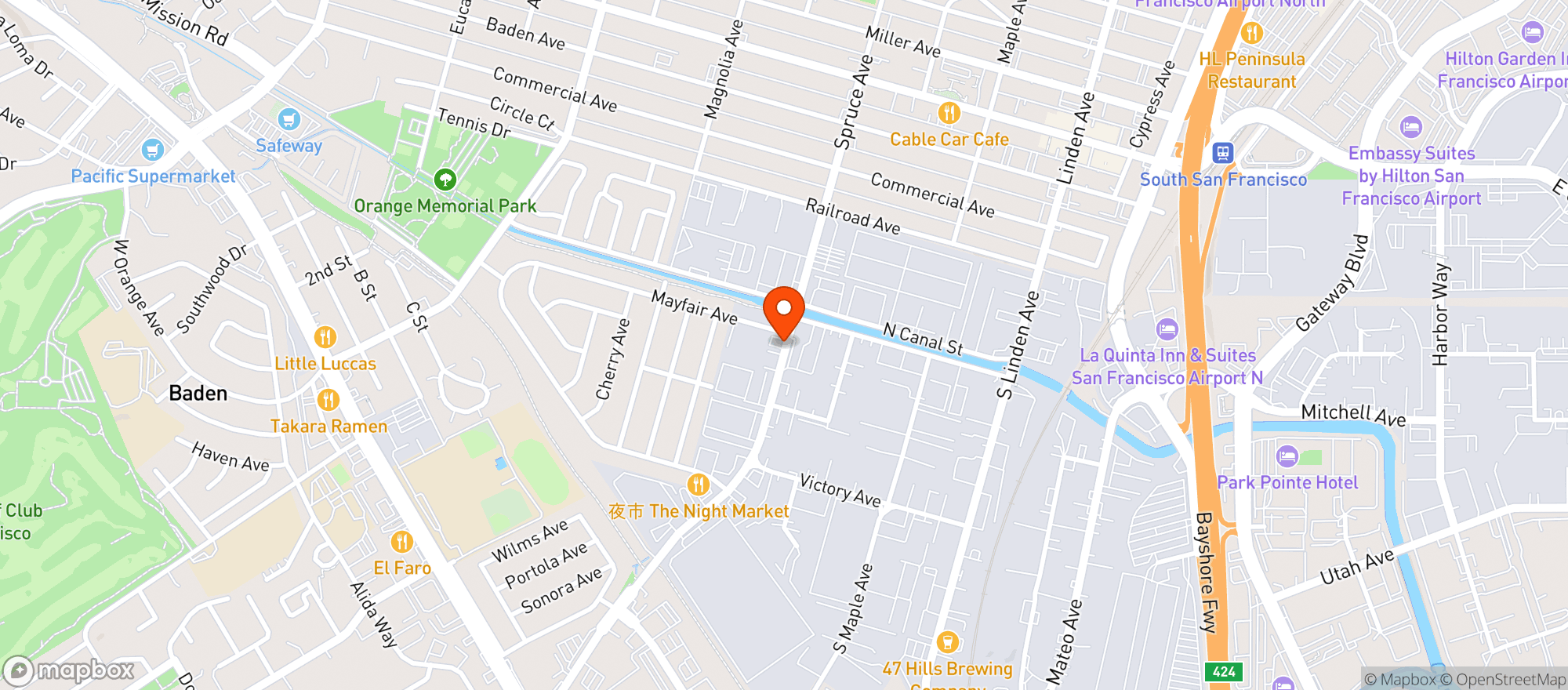 Map showing Good N Rich Market