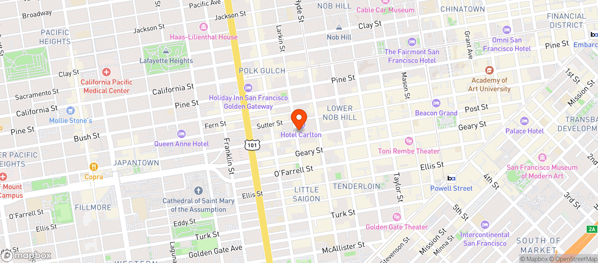 Map showing Members Only