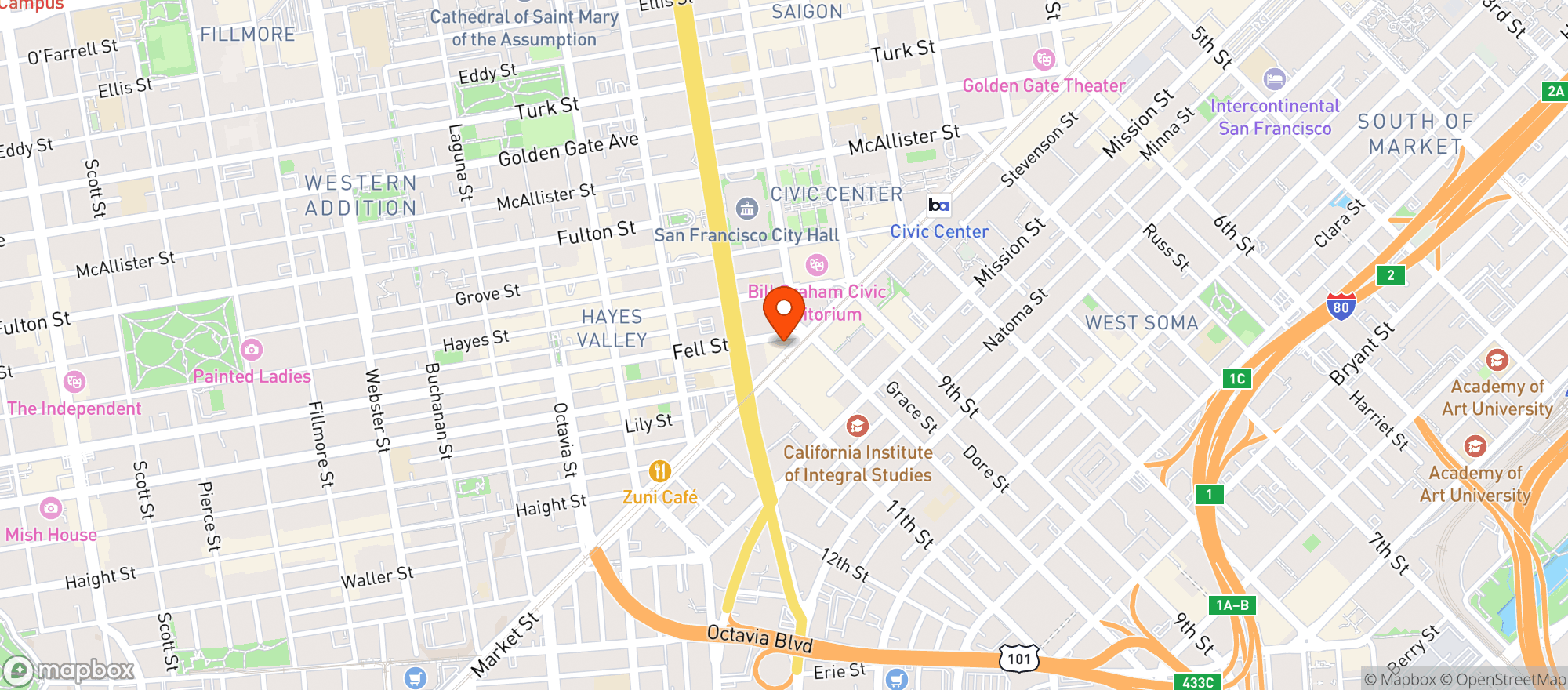 Map showing The Function