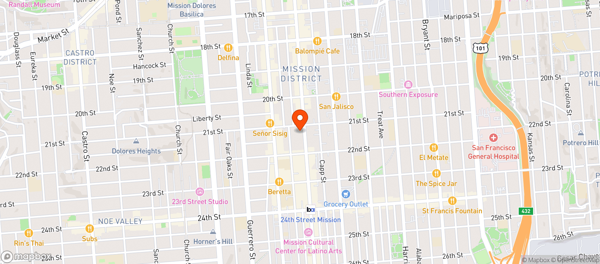 Map showing Lolinda