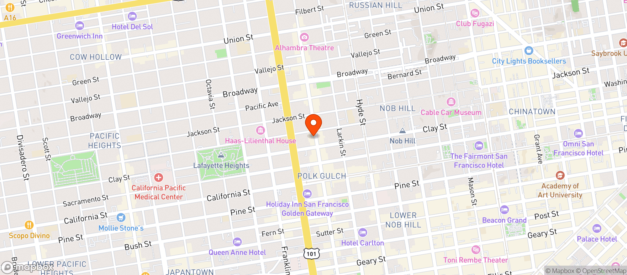 Map showing Sparc Polk