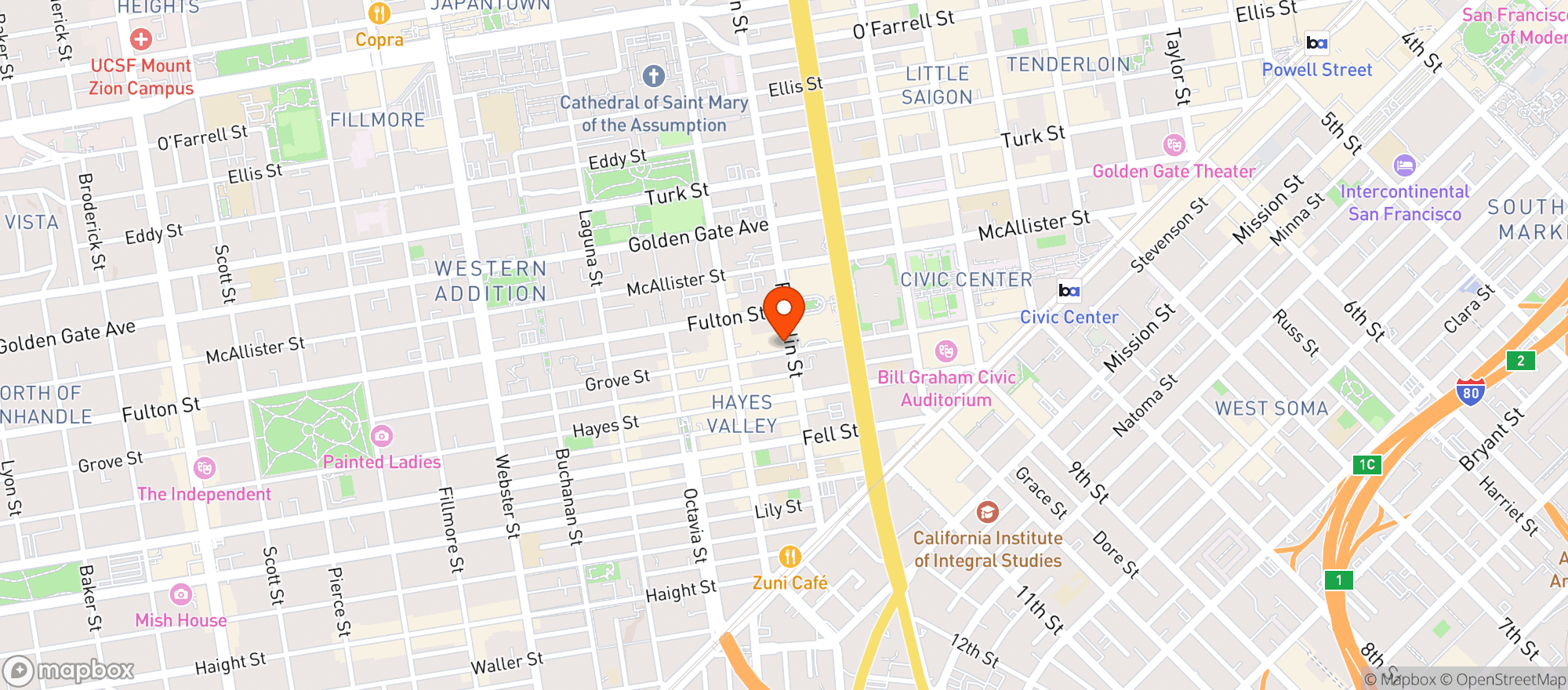 Map showing Baia