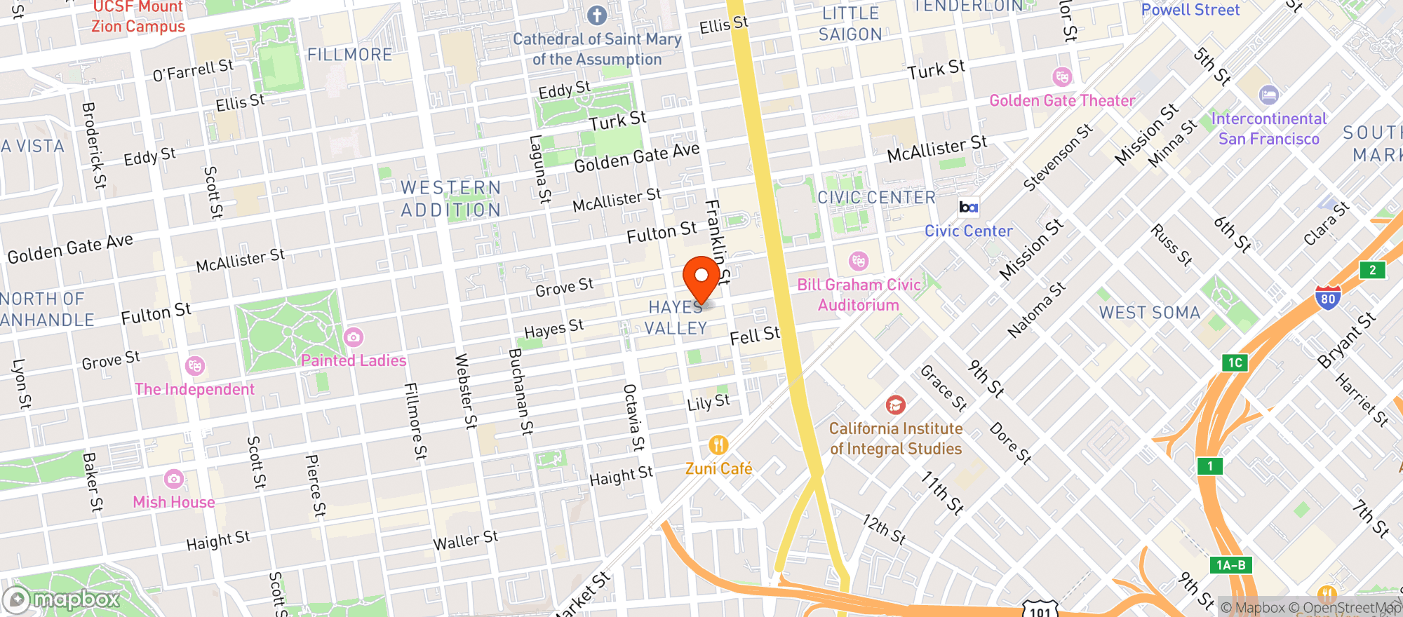 Map showing Doppio Zero