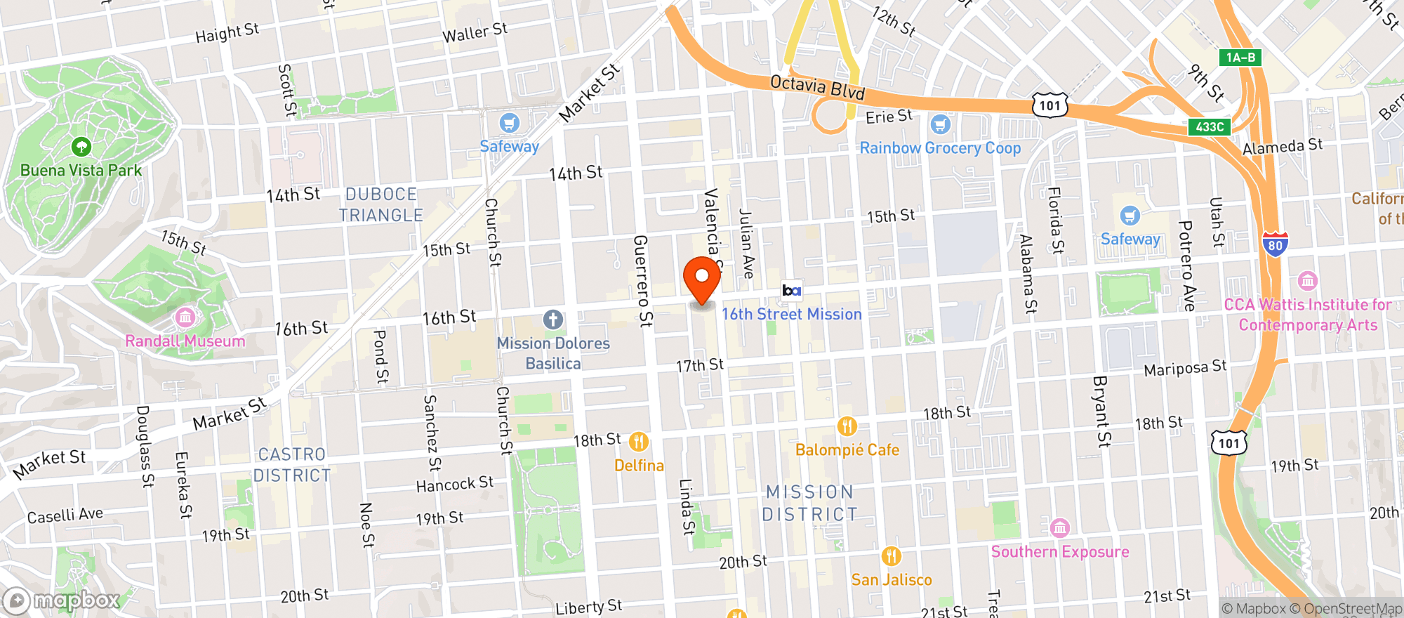 Map showing Dalva Entertainments