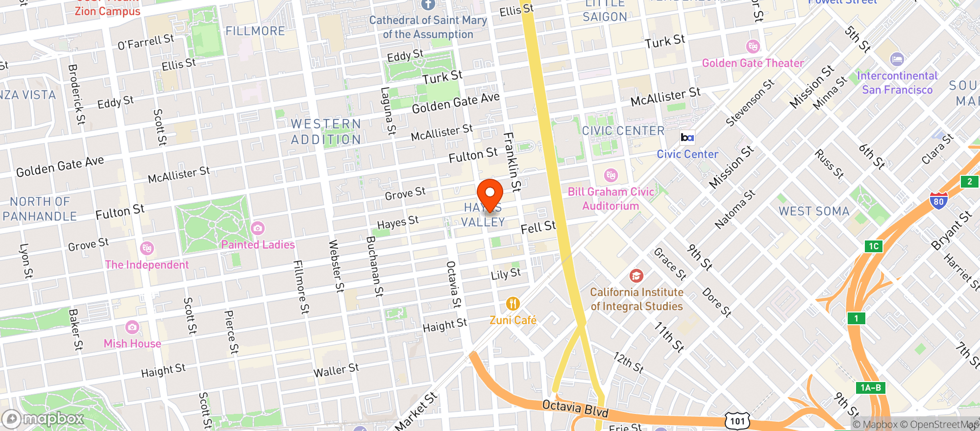Map showing Nightbird