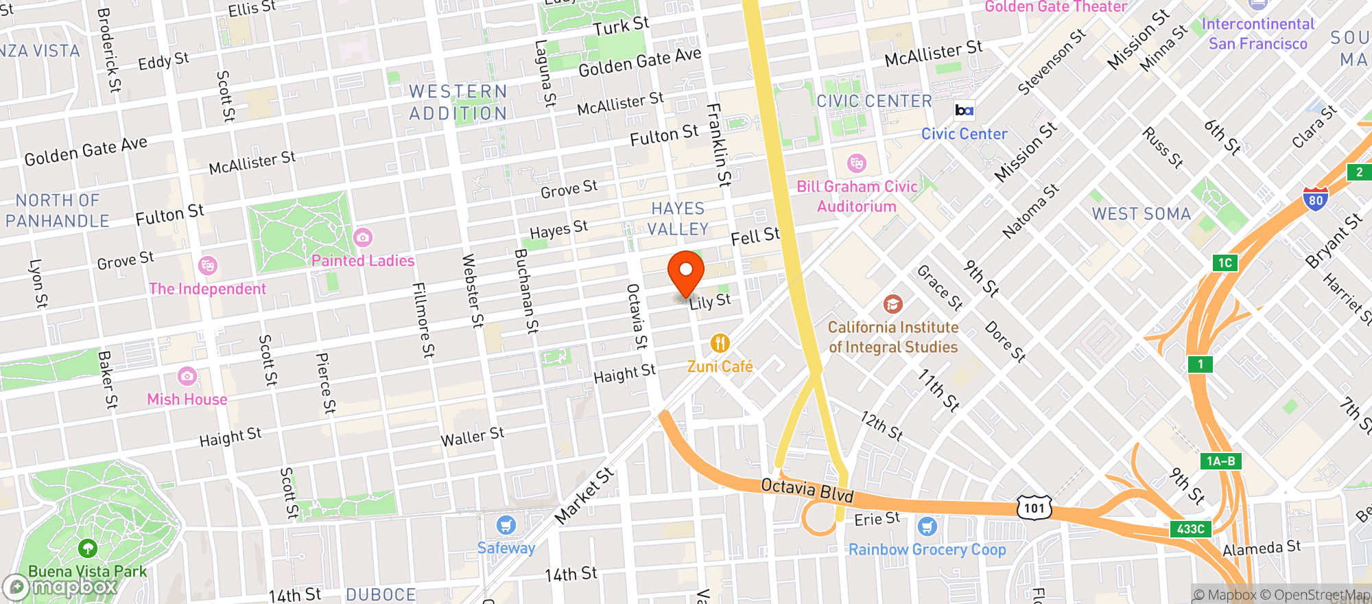 Map showing Xebec