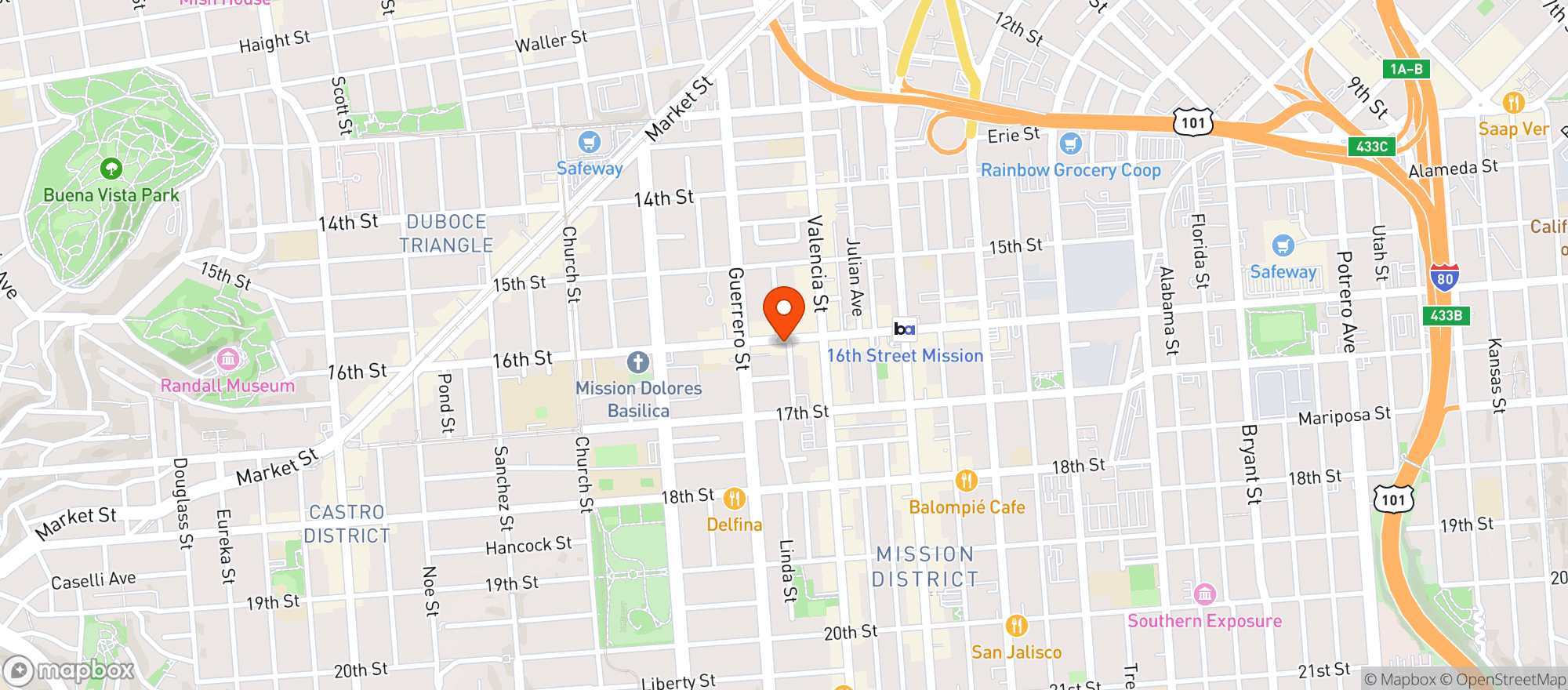 Map showing Big Finish