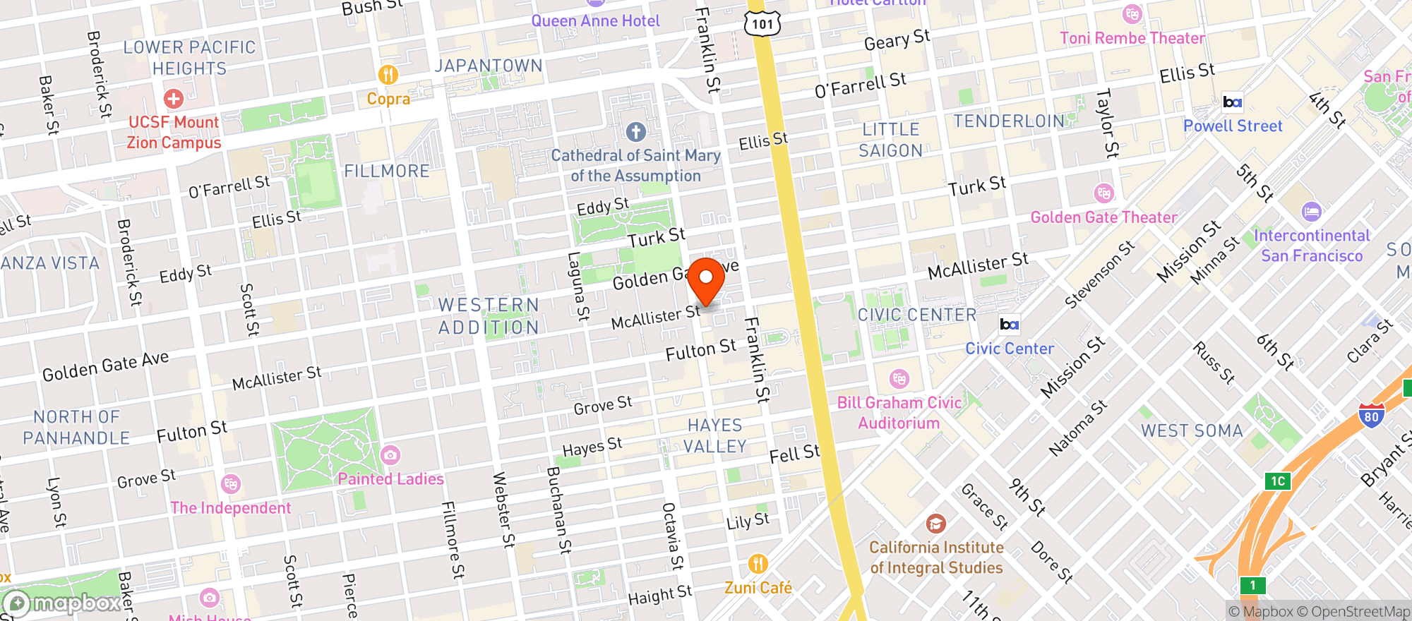 Map showing Super Sam